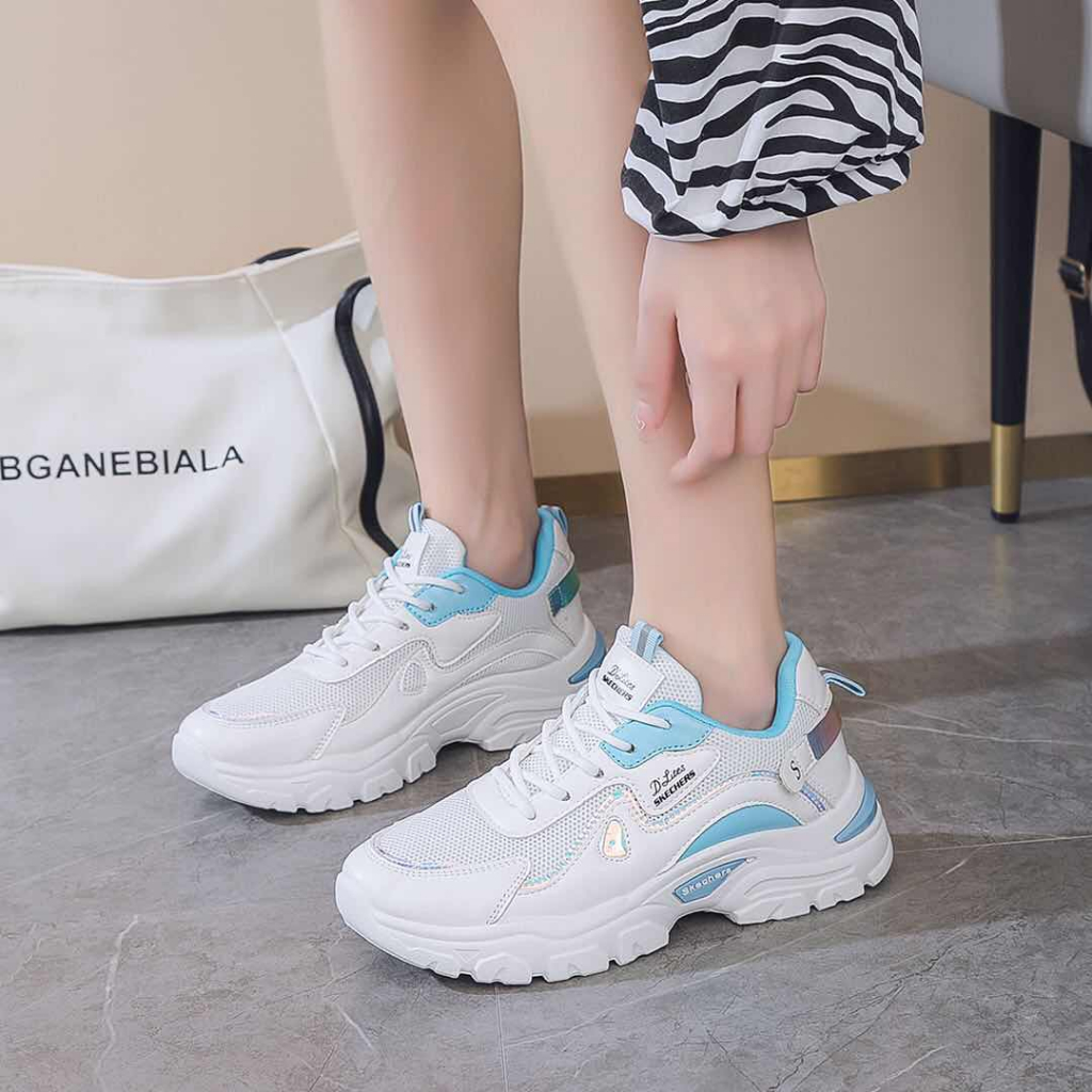 SKECHERS Korean Rubber Shoes For Women Low Cut Casual Sneakers Shopee Philippines