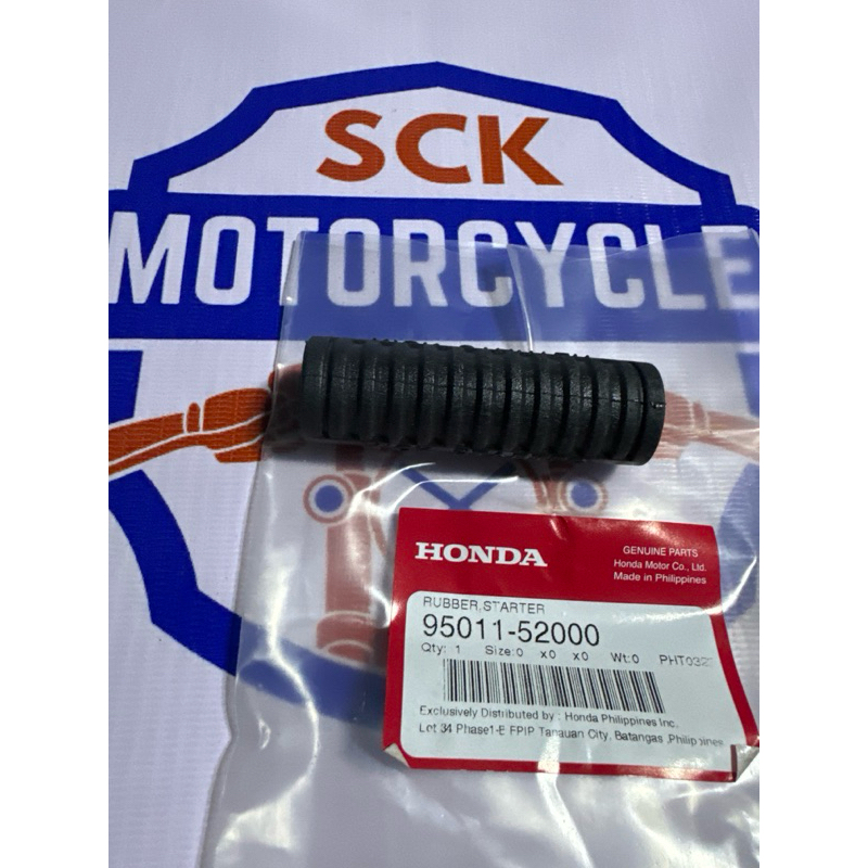 HONDA TMX155 KICK RUBBER GENUINE | Shopee Philippines