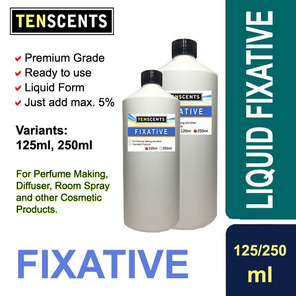 TENSCENTS 125ml/250ml FIXATIVE for perfume making and other cosmetic