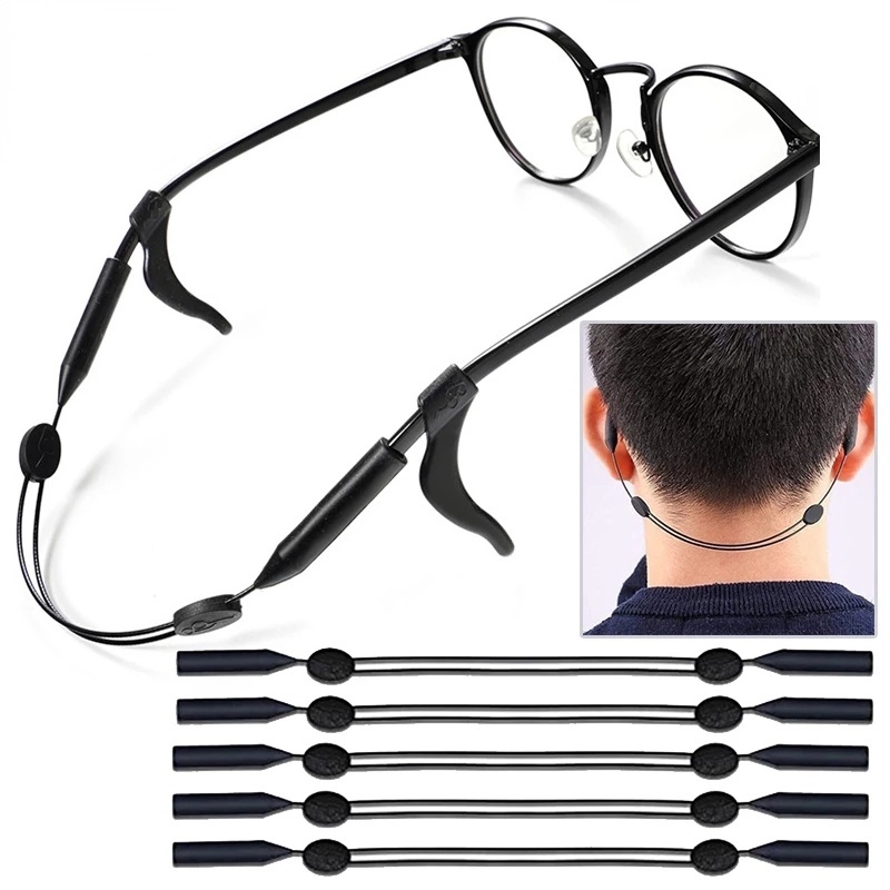 35cm Adjustable Eyewear Rope Glasses Strap Holder Anti-slip Silicone ...