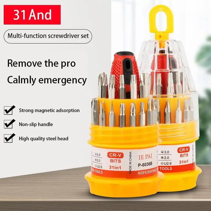 31 in 1 Multifunction Precision Mini Magnetic Screwdriver Tool with ...