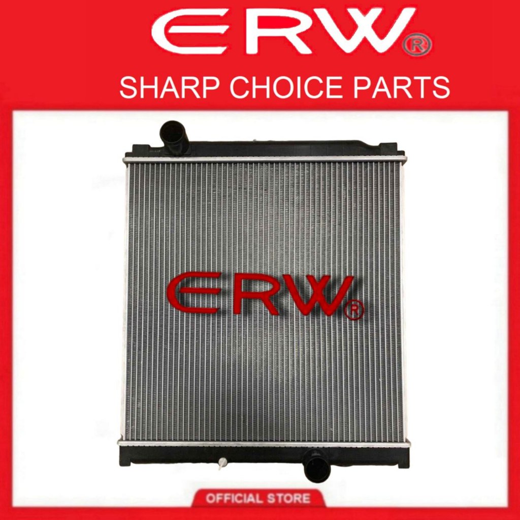 RADIATOR FOR MITSUBISHI FUSO CANTER 4.9 4M50 99 MANUAL 2 ROWS PLASTIC ...