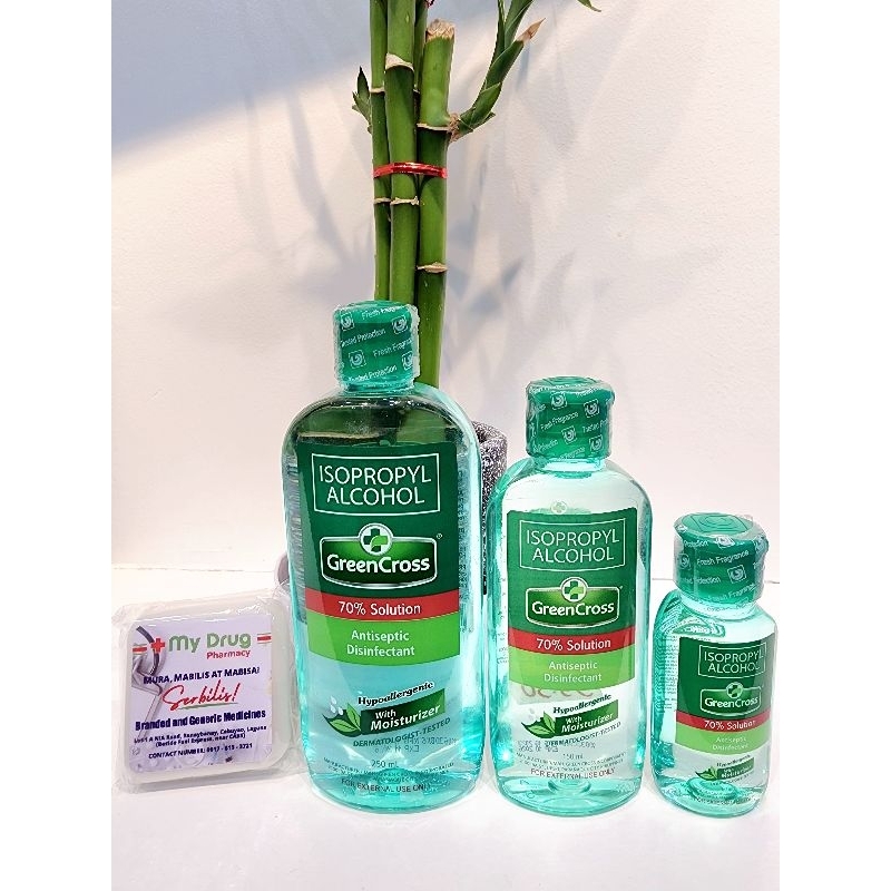 Green Cross Isopropyl Alcohol With Moisturizer Antiseptic Disinfecfant 70 Solution Shopee 5349