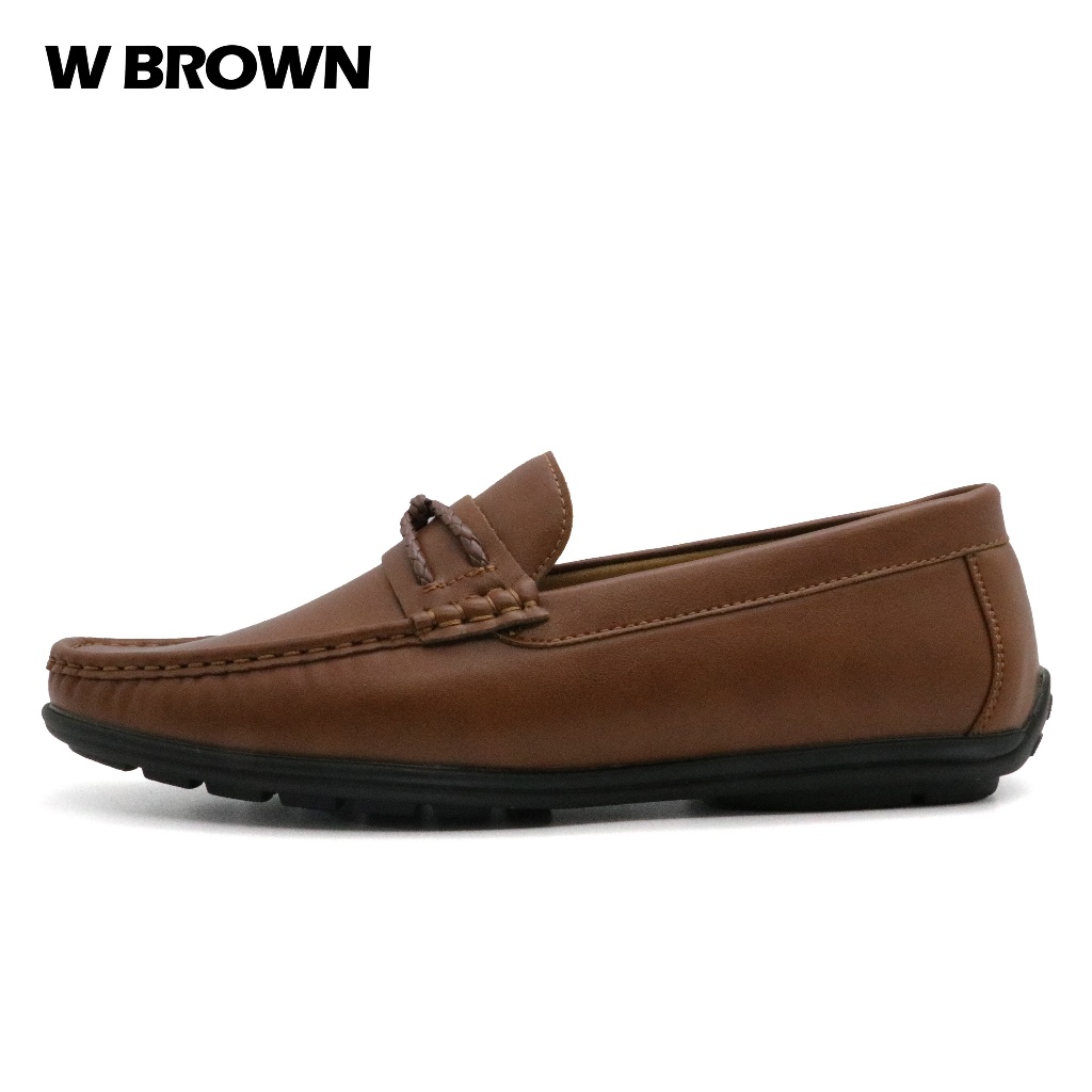 W BROWN Men's Casual Loafer Shoes - Light Brown (WST918LB) | Shopee ...