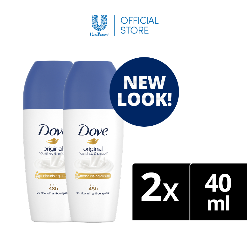 Dove Roll On Deodorant Original 40ml x2 Shopee Philippines