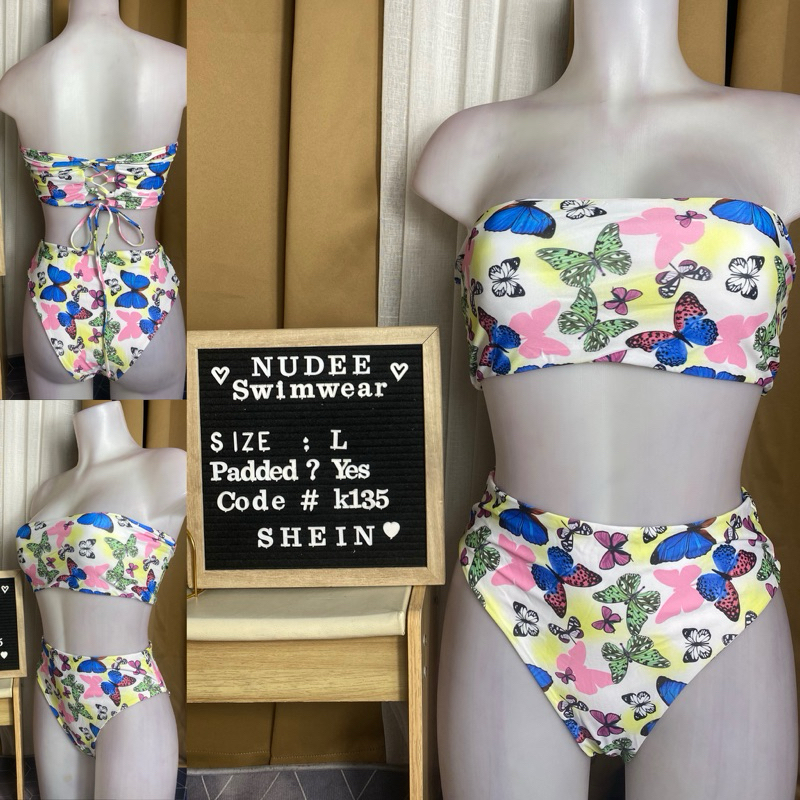 Tube Top One-piece Swimwear