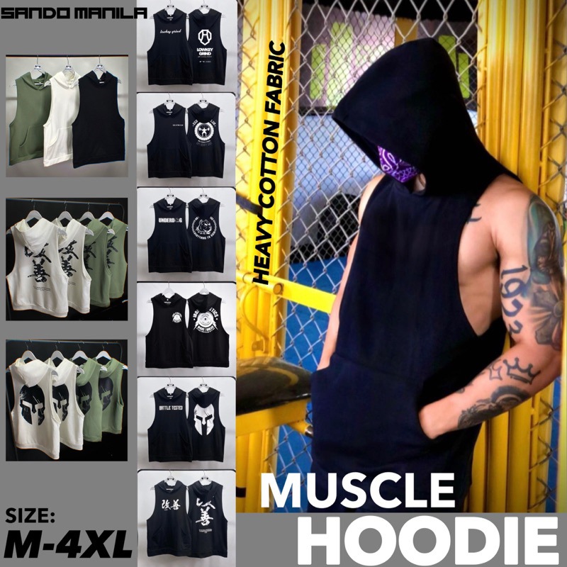 Gym tank top hoodie online