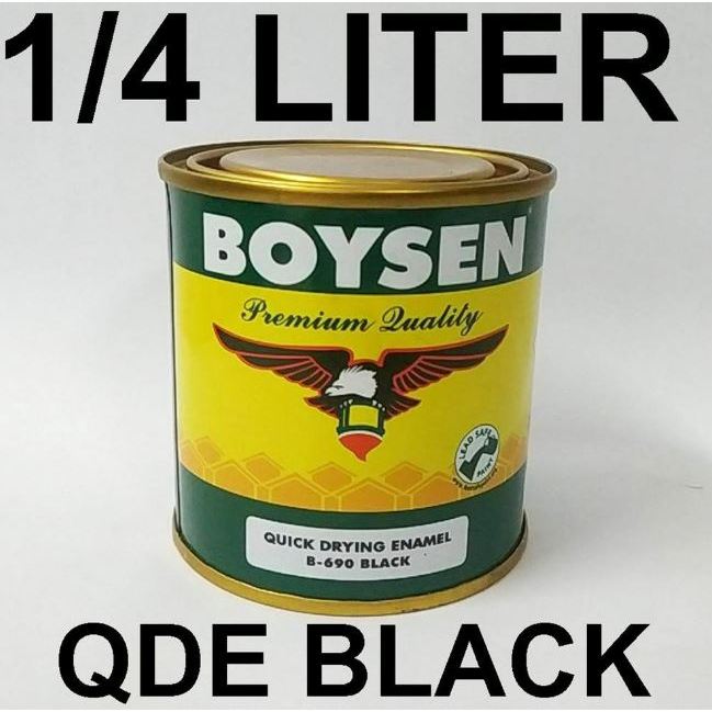 BOYSEN QDE BLACK B-690 ( 1/4 LITER ) | Shopee Philippines