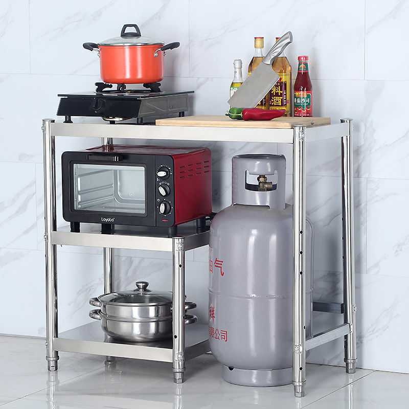 Heavy Duty Kitchen Space Gas Stove Stand Rack Bearing 300kg 304 ...