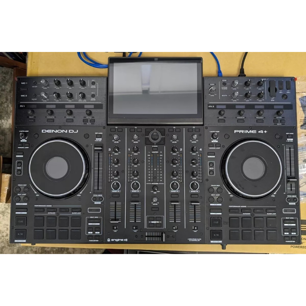 Denon DJ PRIME 4+ Standalone 4-Deck DJ Controller with 1 TB Hard Drive ...