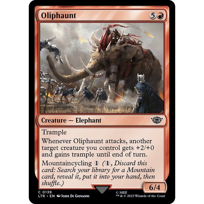 MTG Oliphaunt (LTR) - Universes Beyond: The Lord of the Rings: Tales of ...