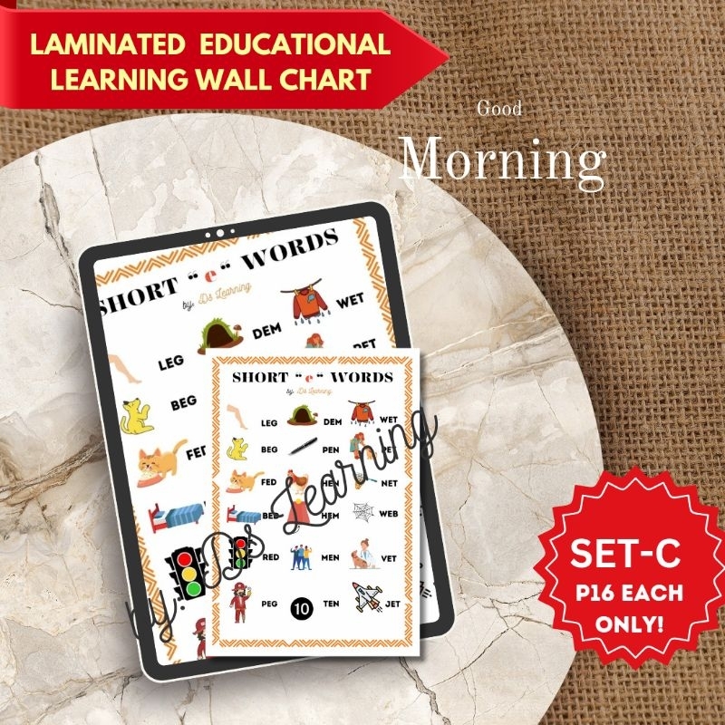 Educational Learning Wall Chart for kids | Shopee Philippines
