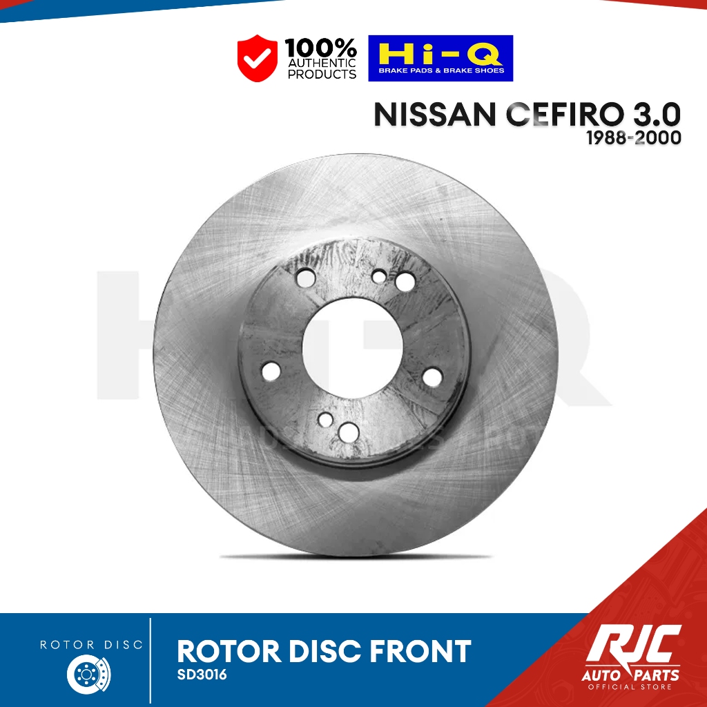 HI-Q ROTOR DISC NISSAN CEFIRO 3.0 FRONT 1988-2000 SD3016 1pc | Shopee ...