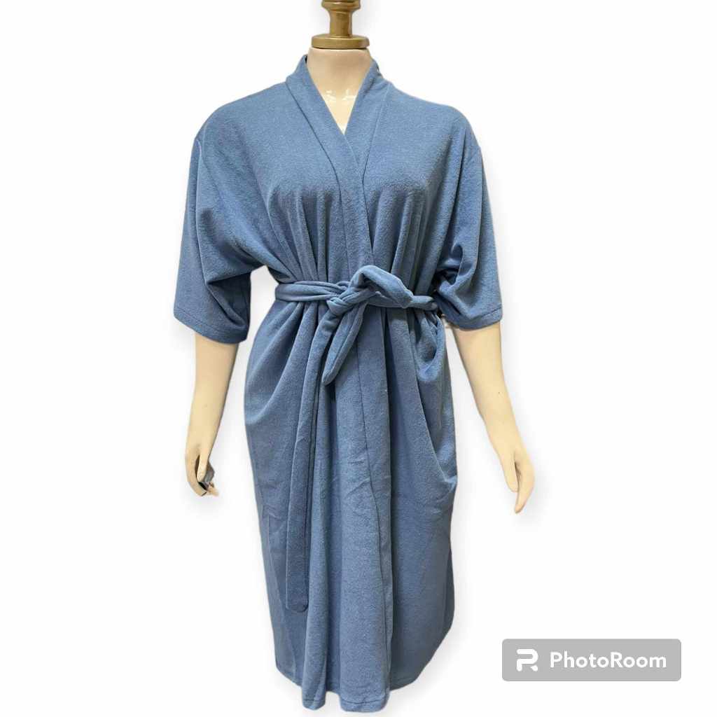 BATH ROBE COTTON TOWEL ABSORBENT UNISEX PLUS SIZE FOR MEN AND WOMEN