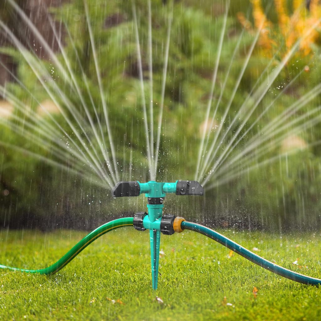 Lawn Sprinkler for Yard, Yard Sprinklers 360 Degree RotationAuto ...