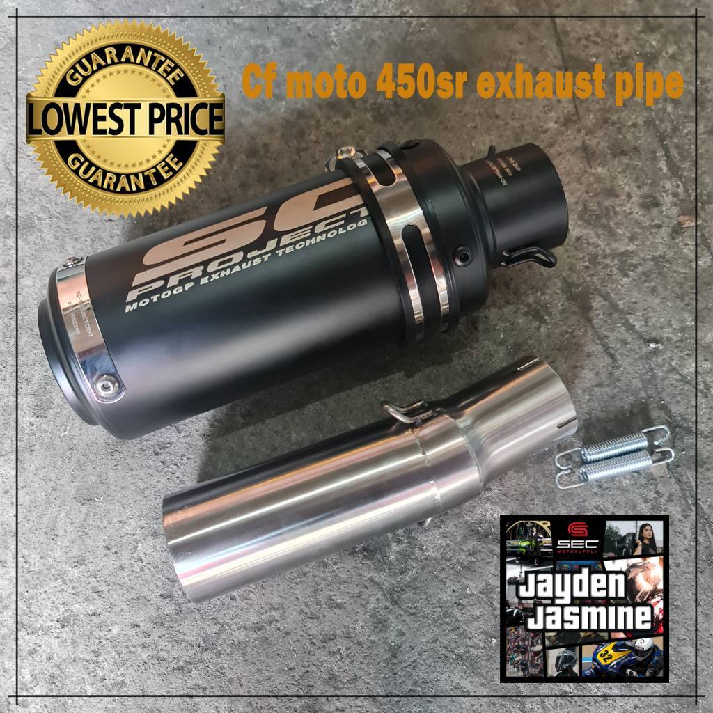 Cf moto 450sr exhaust pipe Shopee Philippines