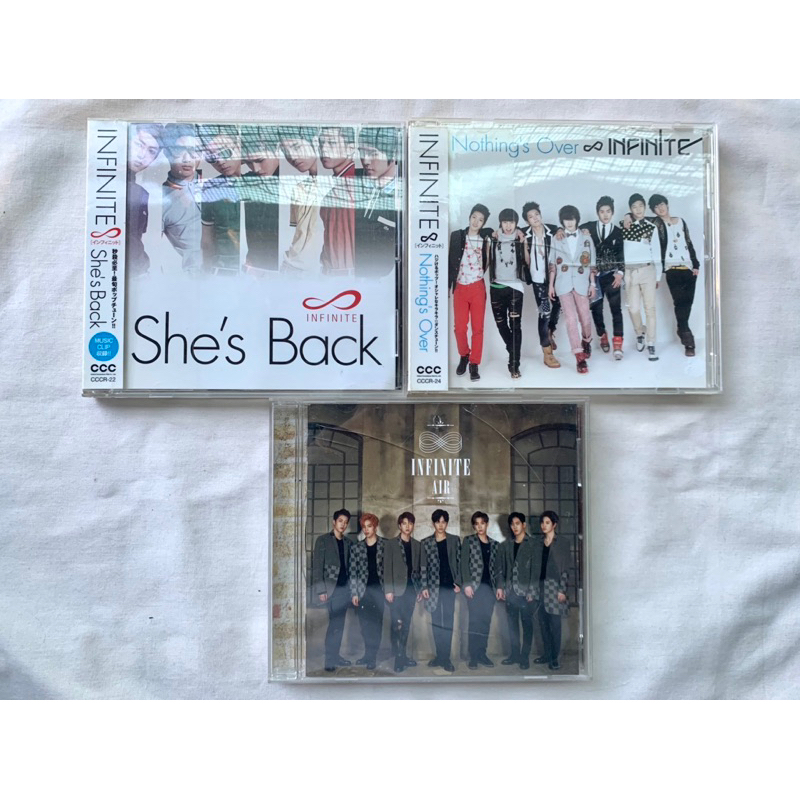 Unsealed Official Infinite She’s Back / Nothing’s Over / Air Japan ...