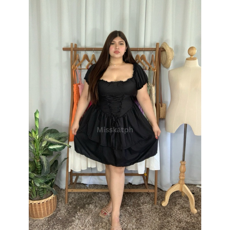Gothic Dress Black Corset Dress Plus Size Plus Size Sugar Thrillz
