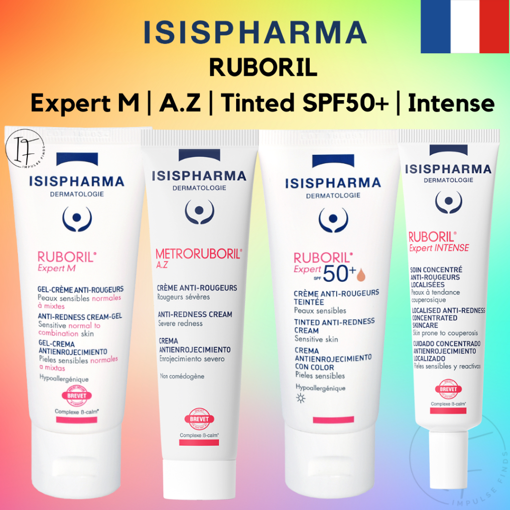 ISISPHARMA Ruboril Expert M | Expert A.Z | Tinted SPF50+ | Intense ...