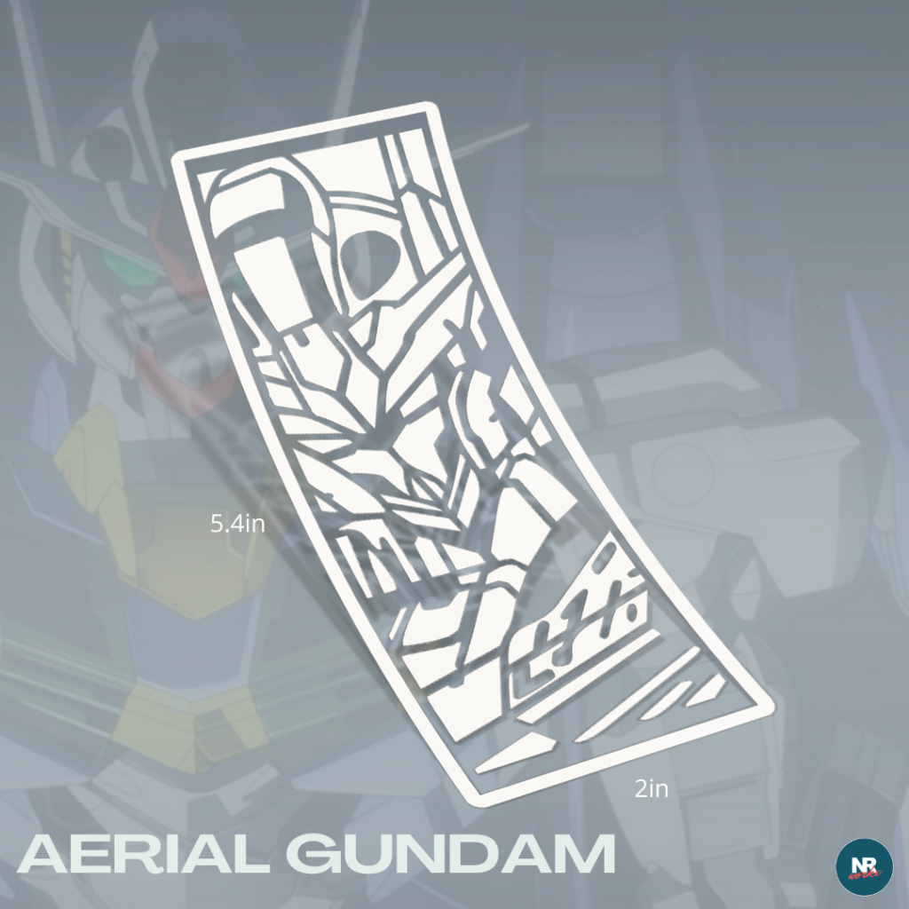 Aerial Gundam Mobile Suit Gundam Witch From Mercury Vinyl Decal Anime ...