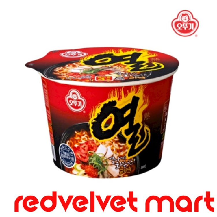 OTTOGI YEOL RAMEN BIG CUP 105G ( YEOL RAMEN SPICY NOODLES ) | Shopee ...