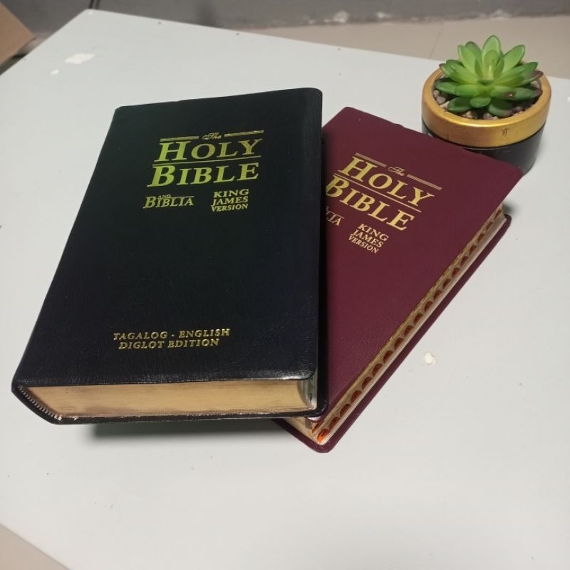 English-Tagalog Holy Bible Diglot Edition | Soft Leatherette Cover ...