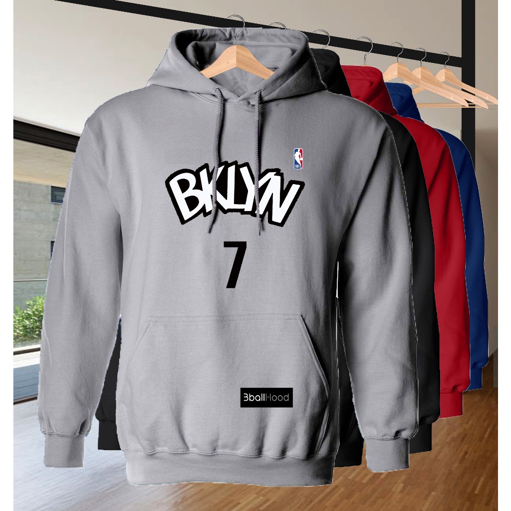 Brooklyn Nets Gray Durant Premium DTF Hoodie Jacket Personalized Anime,  Band Basketball Designs