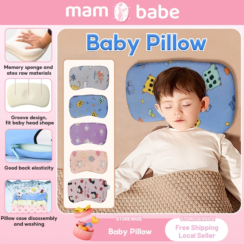 Baby Pillow Prevent Flat Head Cartoon Pillow For New Born Baby Memory