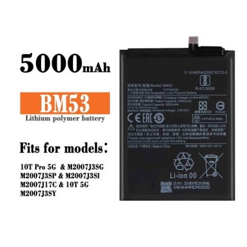 Batterie OEM Xiaomi Mi 10T / Mi 10T Pro (BM53) + Outils - Neuf En Emballage, Remplacement Facile