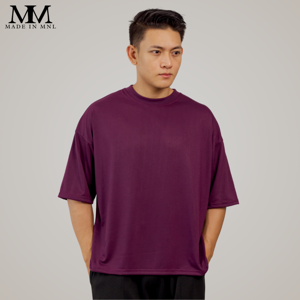 MadeInMNL Classic Boxy Crop Oversized Shirt Shopee Philippines