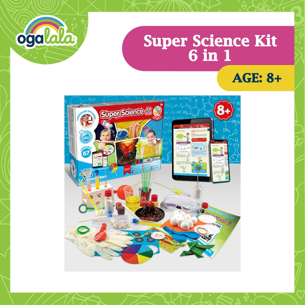 Super science kit 6 in 1 clearance