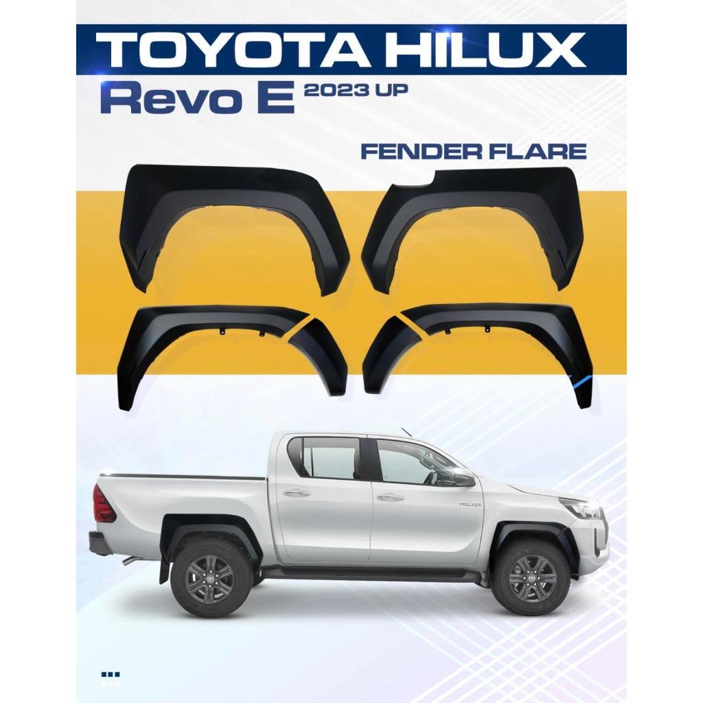 Hilux E G V Conquest 2021 to 2026 GR Designed Bushwacker Fender Flare ...