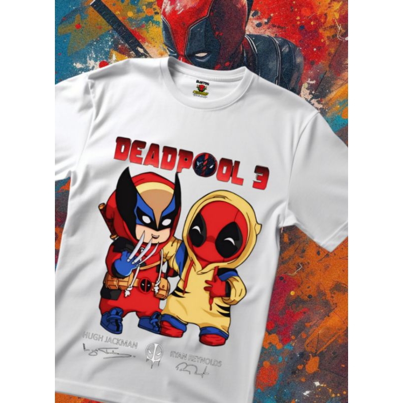 Deadpool Wolverine T Shirt Kustomann Shopee Philippines