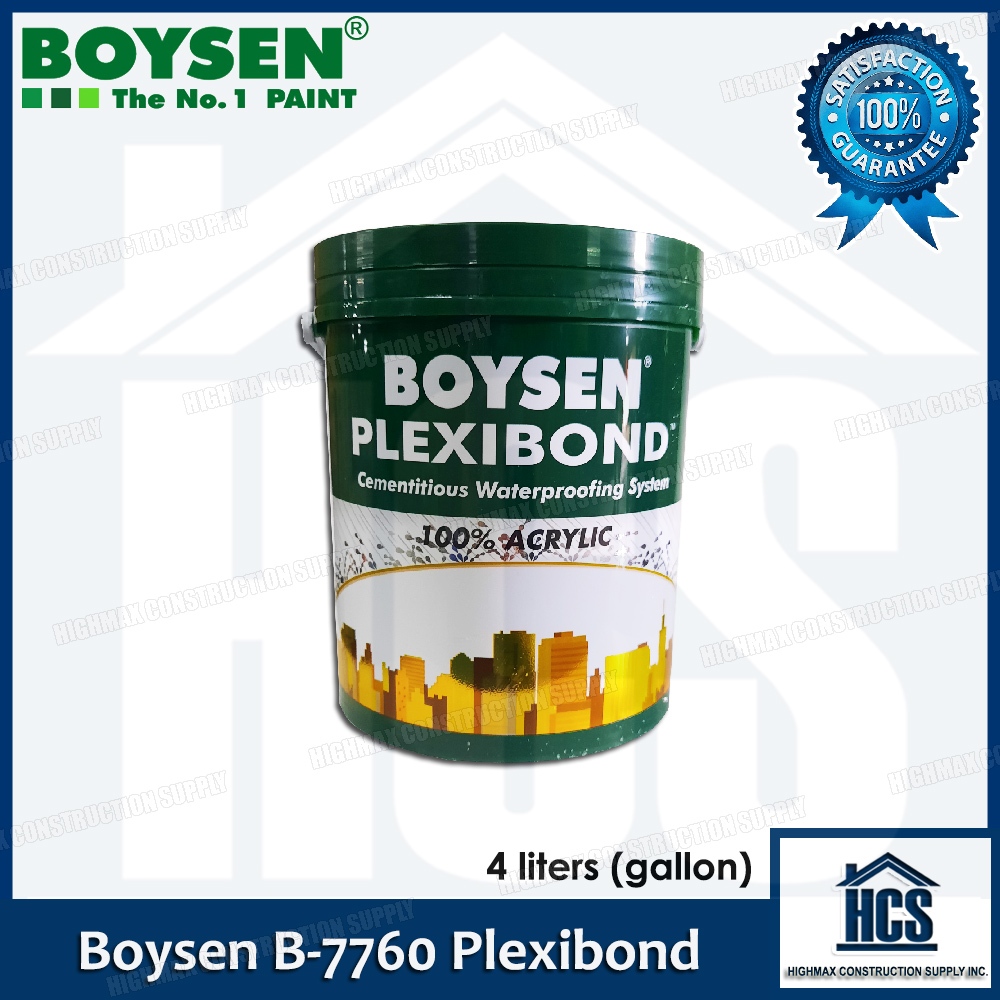 Boysen B-7760 Plexibond Cementitious Waterproofing System 4 Liters ...