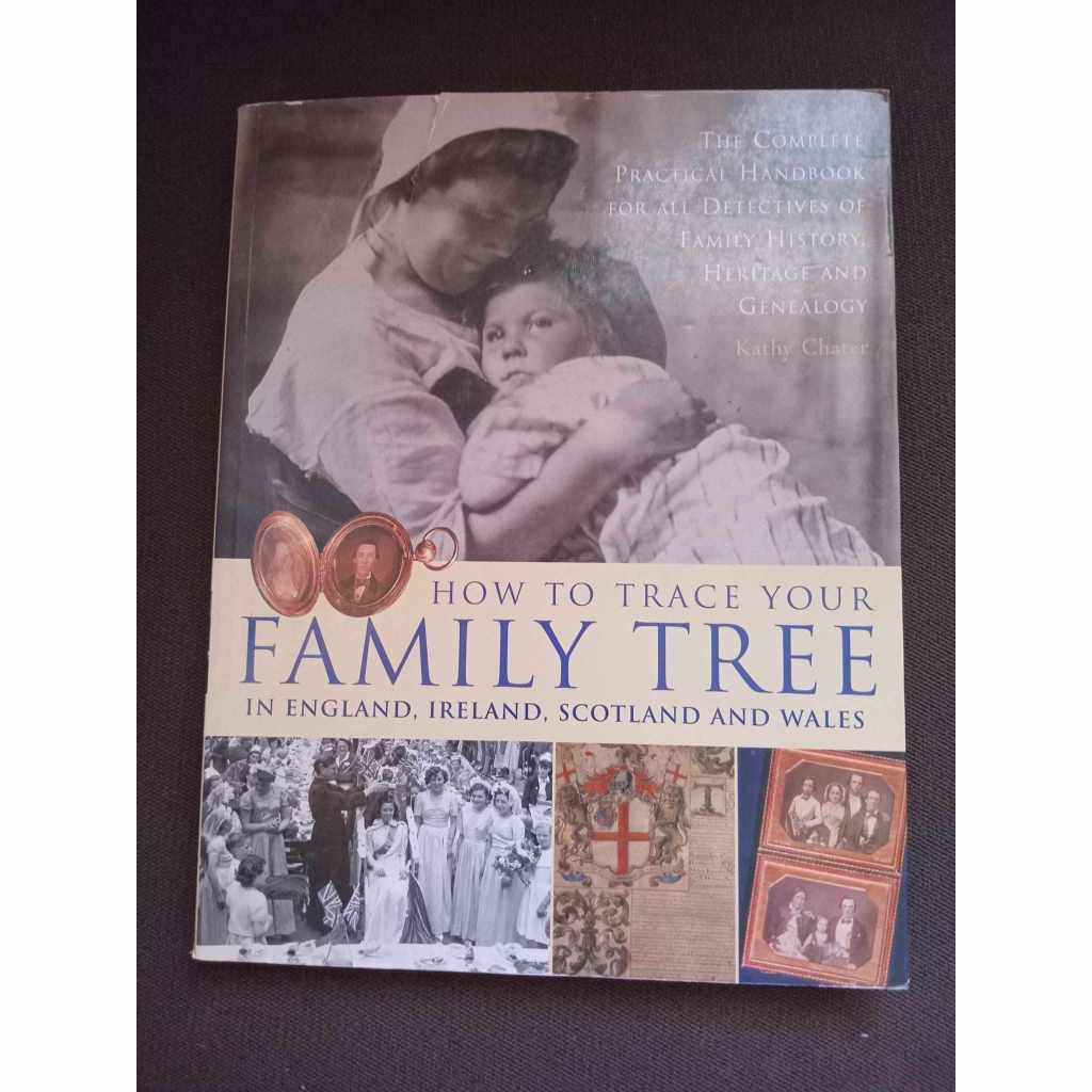 Coffee table book how to trace your family tree softbound preloved