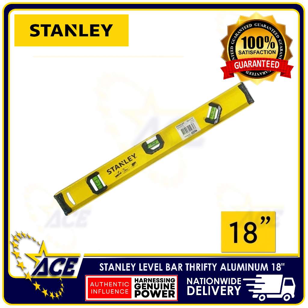 Stanley Level Bar Thrifty Aluminum I-Beam Level 18