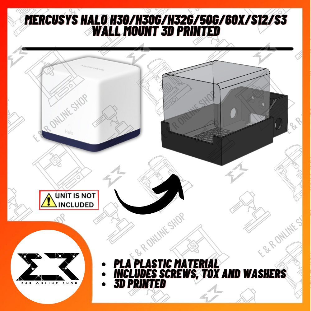 M3RCUSYS Halo H30/H30G/H32G/50G/60X/S12/S3 Wall Mount 3D Printed ...