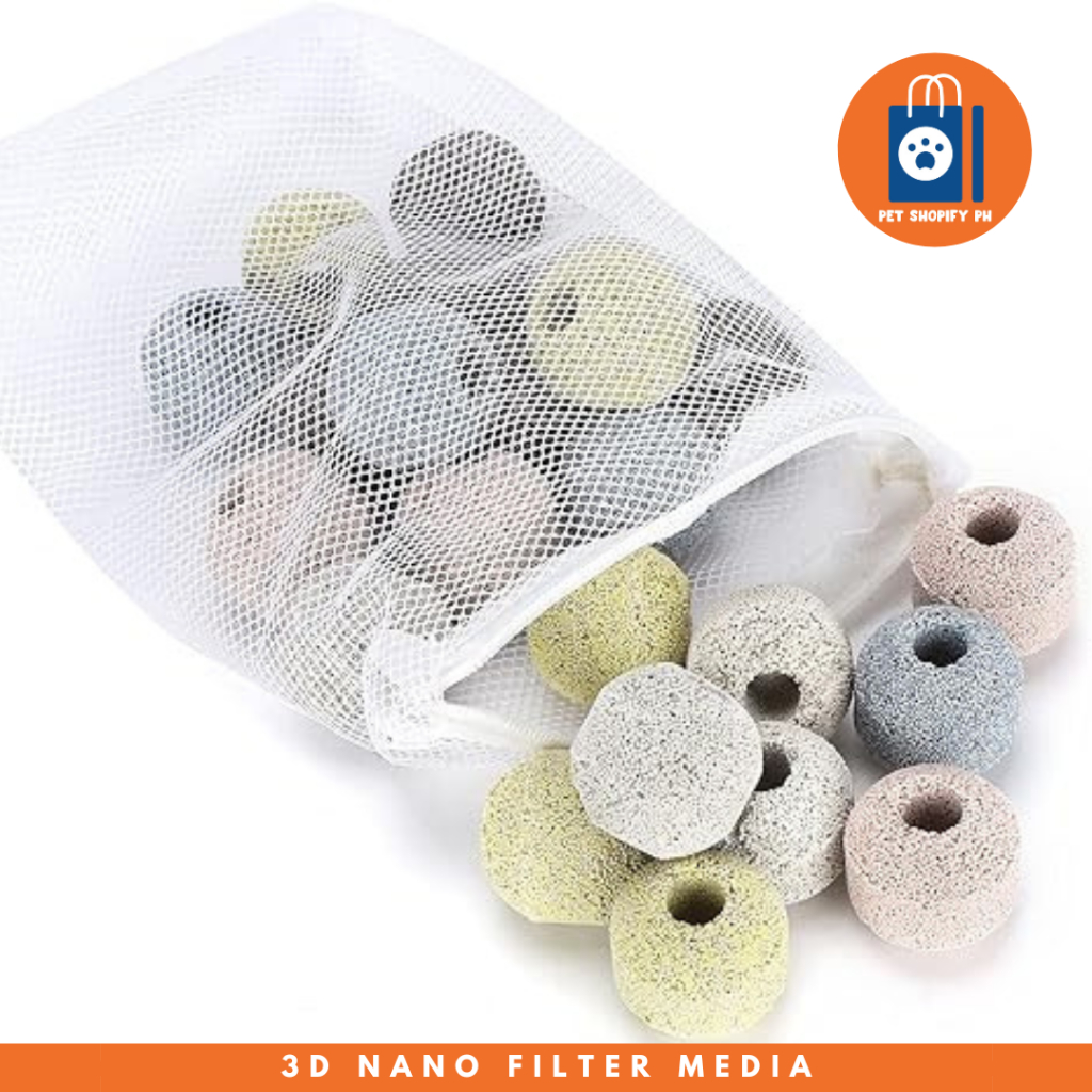 3D Nano Filter media for Aquarium Bacteria Balls Nano Tech Bio Balls