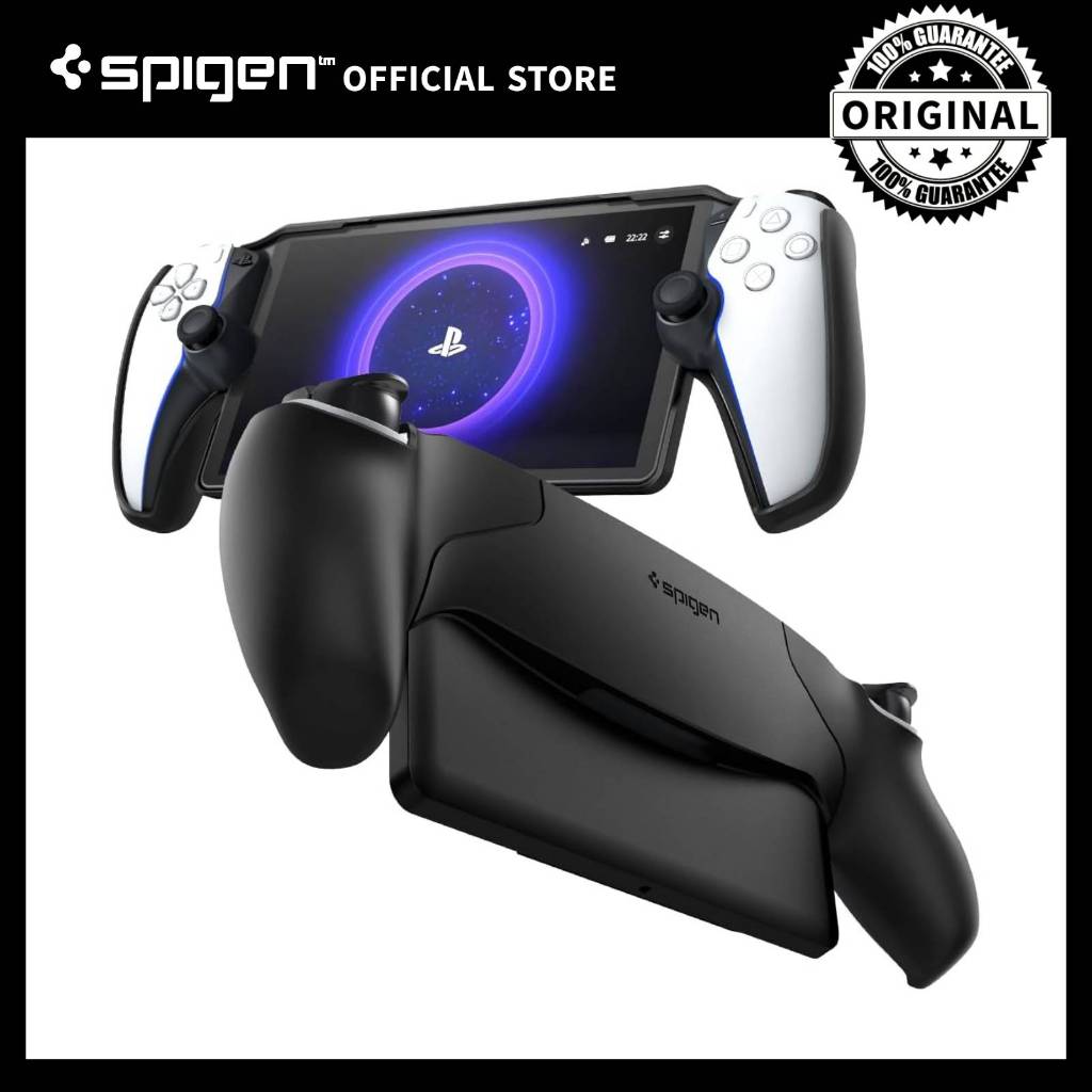 Spigen Rugged Armor Pro Case Compatibel met PlayStation Portal Remote Player Case - Zwart