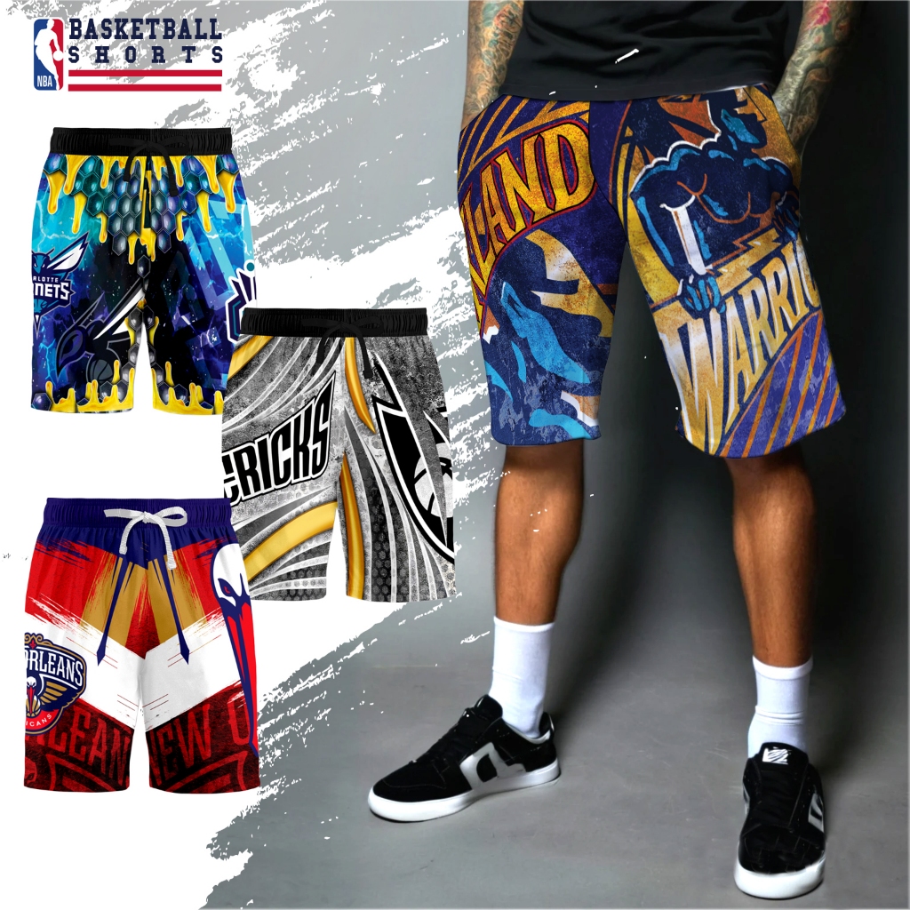 Assorted NBA Anime Sports Tribal Graffiti Designs Full Print Shorts Full Sublimation Print Shopee Philippines