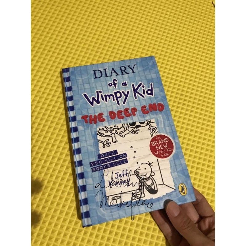 Diary of a wimpy kid the deep end Jeff kinney hardbound | Shopee ...