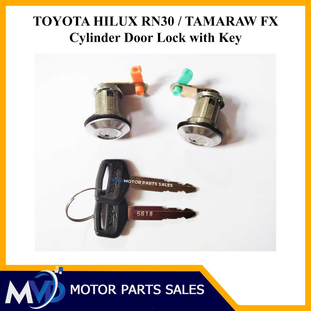 Toyota Tamaraw FX Hilux RN30 Cylinder Door Lock with Keys | Shopee ...