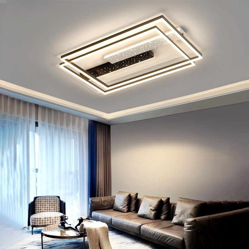Ceiling lights LED living room starry bedroom headlights Modern Nordic ...