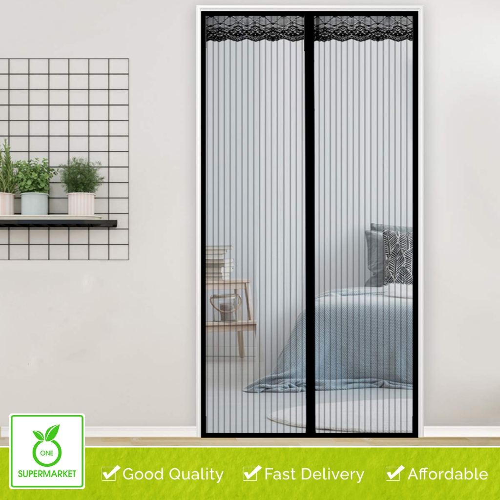One Supermarket Anti Mosquito Insect Fly Bug Curtains Magnetic Net Mesh ...