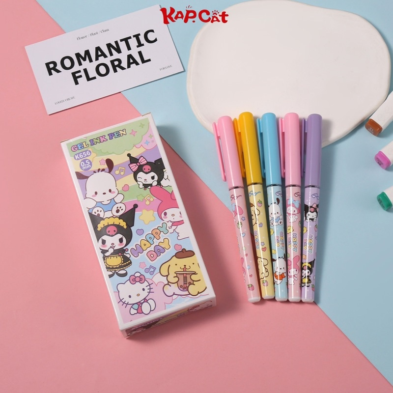 KAP.CAT SANRIO K656 GEL PEN 12pcs | Shopee Philippines