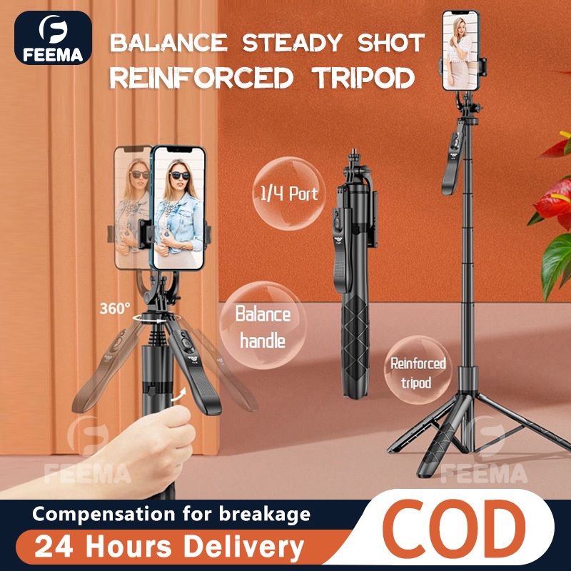 Tripod Bluetooth Selfie Stick Gimbal Stabilizer Camera Tripod with ...