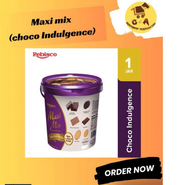 Rebisco maxi mix Choco indulgence | Shopee Philippines