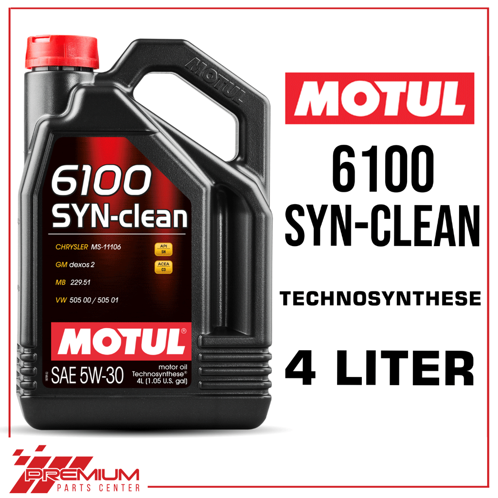 MOTUL 6100 SYN-Clean 5W30 Dexos 2 Gasoline and Diesel Oil Liter and ...