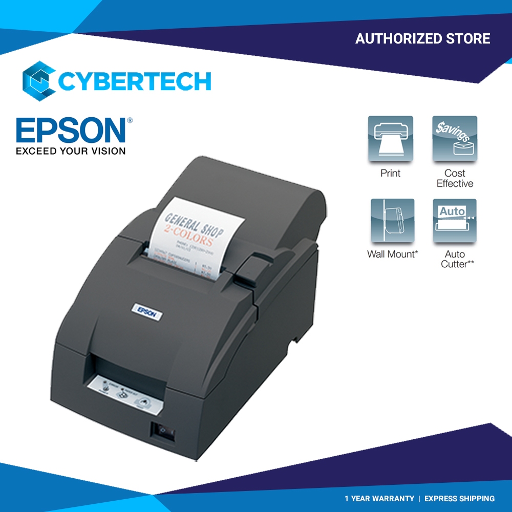 Epson Tm U220a Pos Printer Auto Cutter And Journal Usb Interface Shopee Philippines 9219