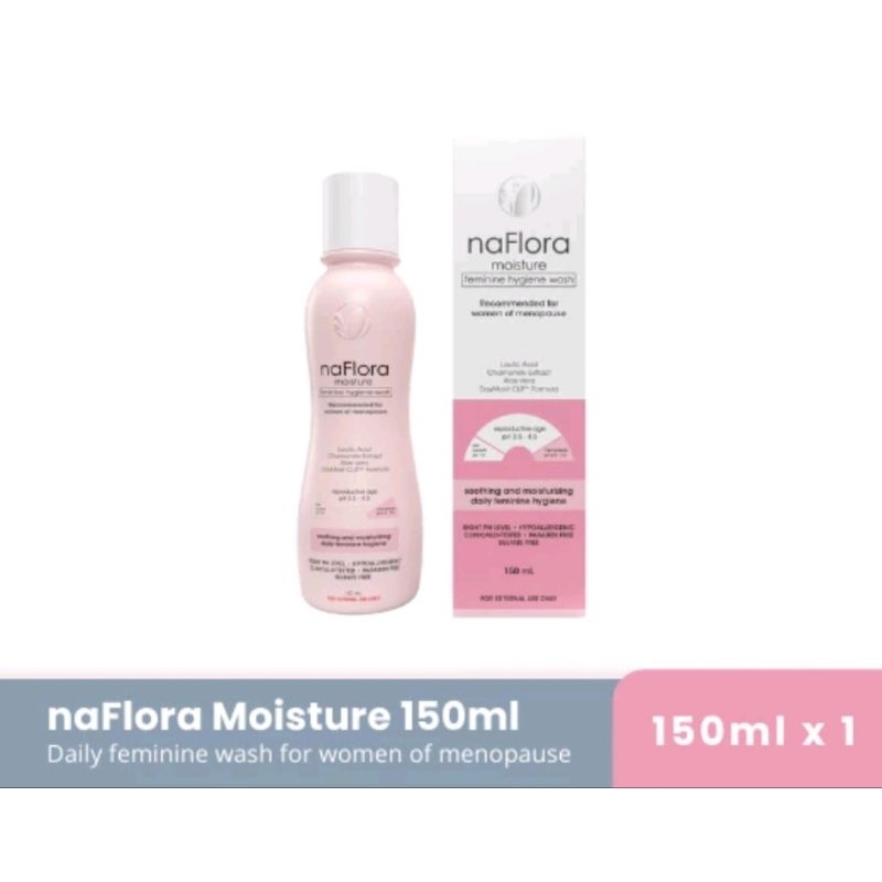 NAFLORA Feminine Hygiene Wash 150ml (Moisture) PINK BOX | Shopee ...